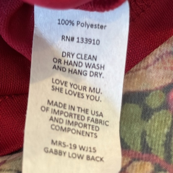 Show Me Your MuMu Gabby Low Back Swingy Floral Chiffon Mini Dress Size Medium - Picture 11 of 13